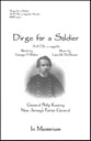 Dirge for a Soldier SATB choral sheet music cover